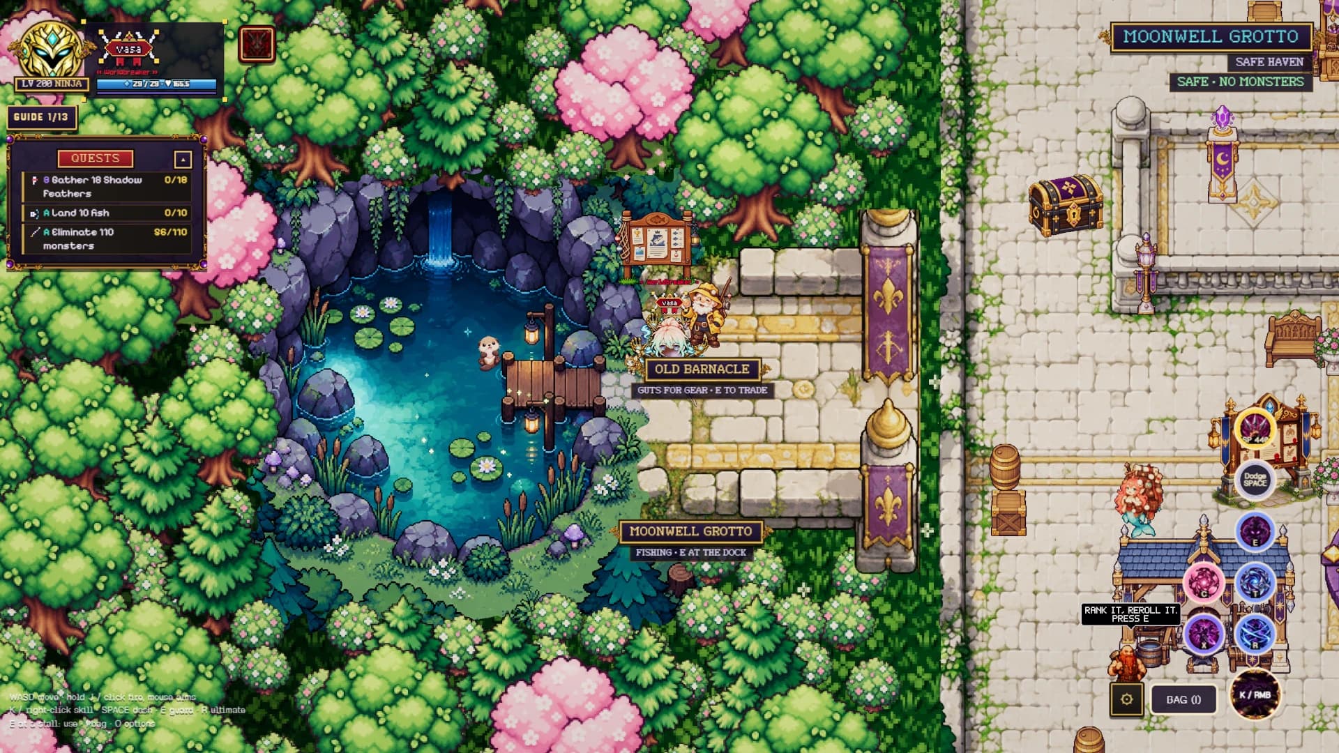 The Outer: Fishing Day 2: Barnacle & quests