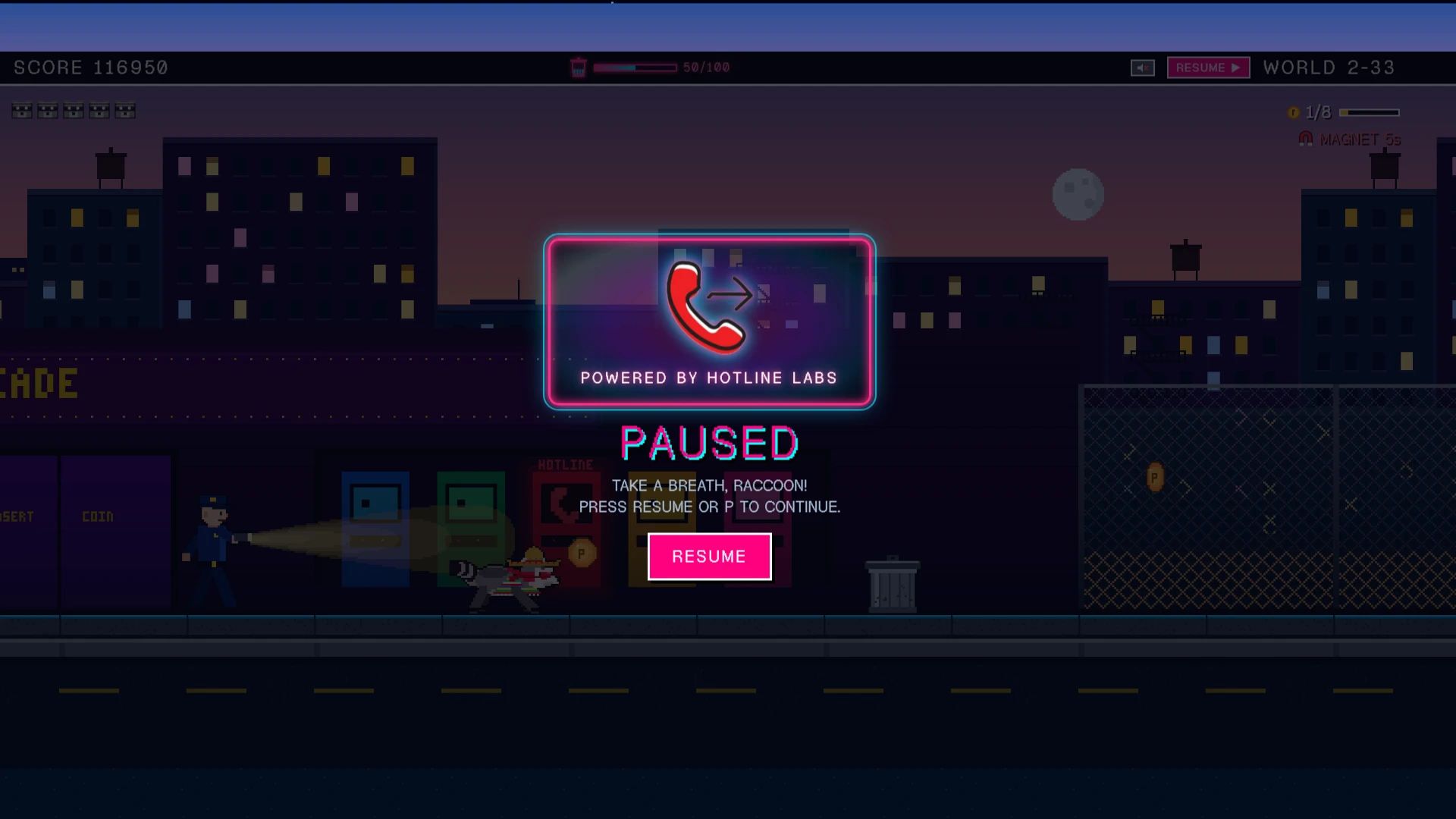 Pepper's Alleyway Escape: a moment in the game