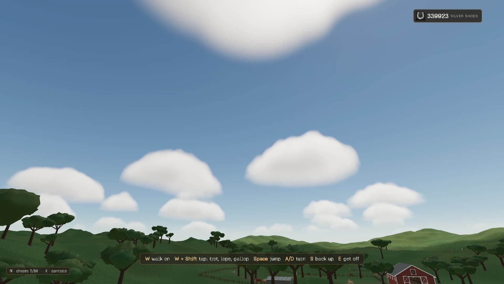 Mustang Hollow: a moment in the game