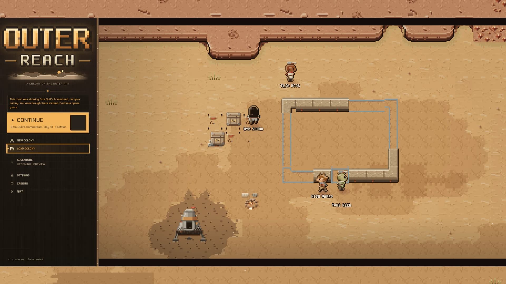OUTER REACH: a moment in the game