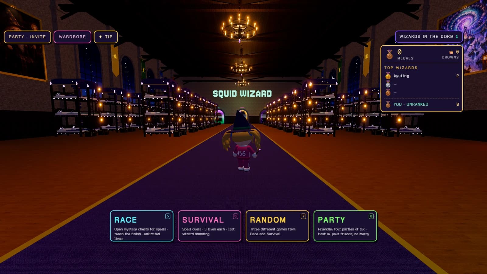 Squid Wizard: The Gathering Hall
