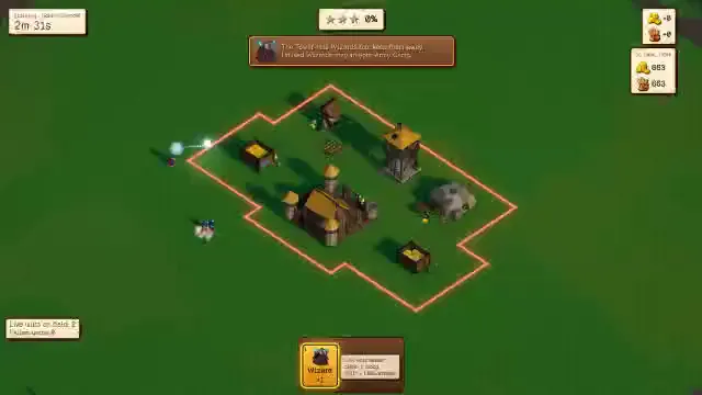 Throne rush (Clash of Clans): in-game scene