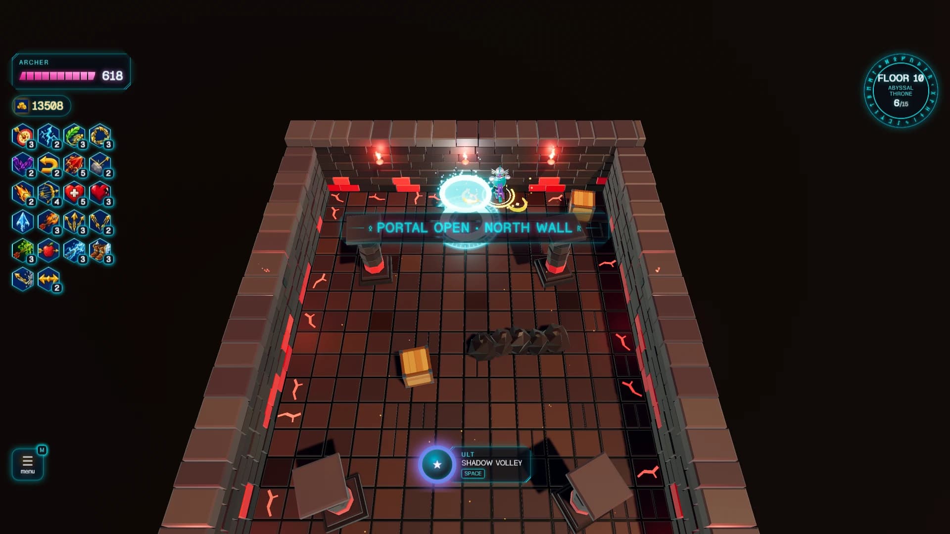 Arrowfall: Menu, smooth blades